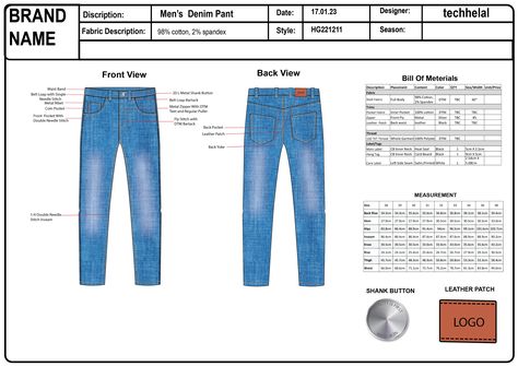 pant tech pack, denim pant tech pack, tech pack of denim pant, technical sketch, flat sketch, fashion tech pack, clothing tech pack, tech pack, fashion design, clothing design, clothing, clothing garment, garments clothing, clothing technical, apparel, fashion style, jeans pant tech pack, tech pack of pant, fashion illustration Fashion Tech Pack, Technical Clothing, Tech Pack, Tech Fashion, Professional Fashion, Sport Wear, Design Fashion, Denim Pant, Fast Fashion