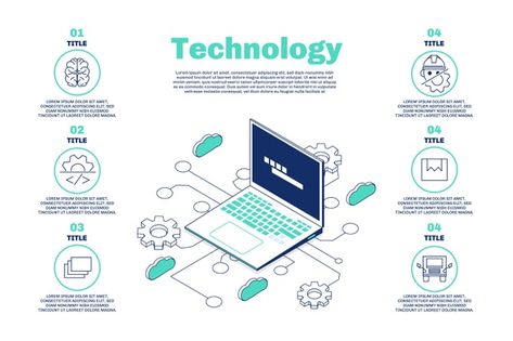 Technology infographic template | Free Vector #Freepik #freevector Supply Chain Infographic, Human Resources Infographic, Technology Infographic, Startup Infographic, Infographic Business, Process Infographic, Customer Journey Mapping, Infographic Design Layout, Vector Technology