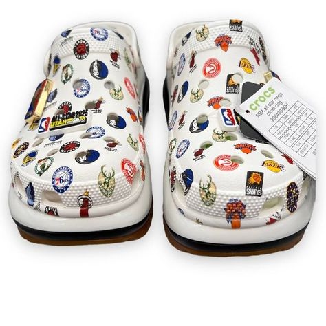 Crocs All Star Echo Basketball NBA Clogs Size M8/W10 LIMITED Edition Sports NEW Sports News, Boat Shoes, Limited Editions, All Star, Clogs, Nba, Limited Edition, Basketball, Stars