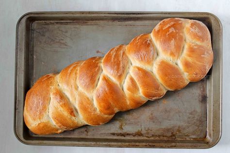 Made this and it was delicious! Making it again this weekend. Jehancancook.com Bread-1-7 Plaited Bread Recipe, Plait Bread, Guyanese Recipes, Braided Bread, Baking Bread Recipes, Caribbean Recipes, Fresh Bread, Bread Rolls, How To Make Bread