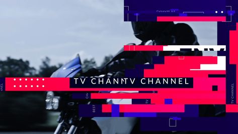 Active Glitch Broadcast Package Broadcast Graphics, Adobe After Effects, Tv Channel, After Effects, Motion Graphics, Adobe Illustrator, Motion, Illustrator, Packaging