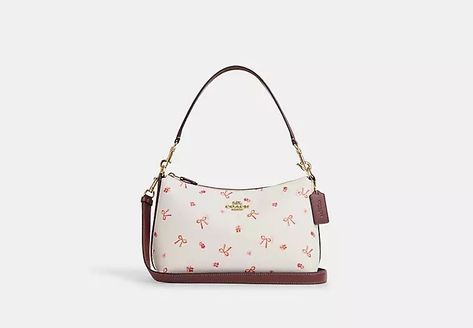 Coquette Shoulder Bag, Coach Coquette Bag, Coquette Coach Bag, Coach Bow Print Bag, Coach Bow Print, Coach Clara Shoulder Bag, Coach Bow Purse, Cute Everyday Purse, Coach Bow Bag