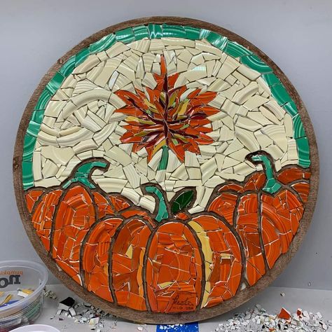 Pumpkins, Mosaic, Art