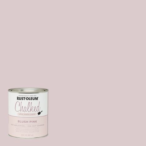 Pink Painted Furniture, Outdoor Interior, Baby Room Colors, Chalky Paint, Pink Chalk, Chalk Paint Colors, Matte Blush, Matte Paint, Rust Oleum