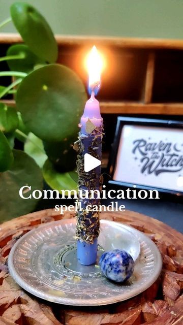 Herbs For Communication Spells, Communication Spell, Cleansing Negative Energy, Communication Channels, Blue Candle, Spirit Communication, Spell Candle, Tarot Guide, Magical Herbs