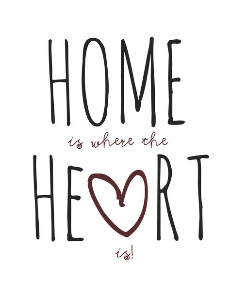 Home is where the heart is. Quotes About Home, Heart Breaks, Cheesy Quotes, Abstract Wallpaper Design, Heart Day, Truth Of Life, Words Worth, Charts For Kids, Heart Quotes