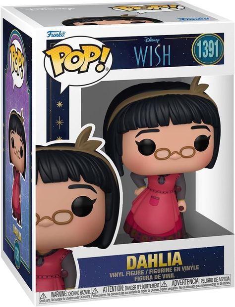 #bobblehead #funko #funkopop #funkopops #funkofamily #funkocollector #giftidea #wish #disney #disneywish #princess #disneyprincess #cosplay #disneycosplay #disnelyand #disneyworld #asha #simon #kingmagnifico #magnifico #queenamaya #amaya #sabino #bazeema #disneymovie Wishing to make all your dreams come true? Pop! Dahlia is here to help! Shine a light on your Wish collection by welcoming her into your Disney set. Vinyl figure is approximately 4.1-inches tall. Disney Wish, Funko Figures, Disney Pop, Pop Disney, Shine A Light, Disney Fanatic, Princess Bubblegum, Disney Favorites, Funko Pop Vinyl