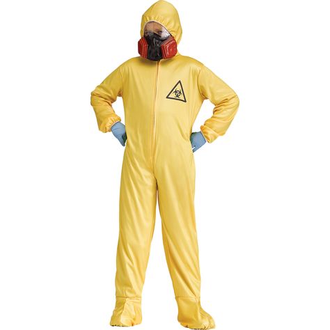 Boyâs Hazmat Suit Costume, Size: Large, Yellow Hazmat Suit Costume, Full Body Jumpsuit, Hazmat Suit, Suit Costume, Yellow Jumpsuit, Hallowen Costume, Boy Halloween Costumes, Fun World, Halloween Boys