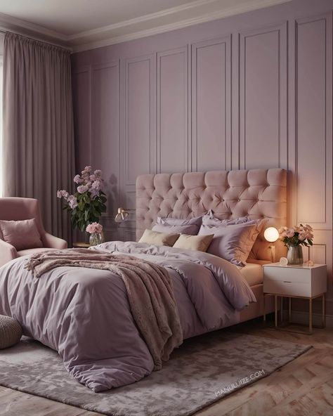 Here's a guide to incorporating dusty pink into your bedroom decor with 35 modern bedroom decor ideas to surprise you! #pinkbedroom #interior Ideas for: light pink bedrooms, grey and pink bedroom ideas, blue and pink bedroom, green and pink bedroom, pink bedroom aesthetic, white and pink bedroom, pink bedroom ideas, black and pink bedroom, girly pink bedroom, pink bedroom decor, sage green and pink bedroom, blush pink bedroom, dusty pink bedroom. Dusty Pink Bedroom Decor, Dusty Pink And Grey Bedroom, Bedroom Ideas Black And Pink, Bedroom Dusty Pink, Bedroom Green And Pink, Bedroom Decor Sage Green, Bedroom Blush Pink, Grey And Pink Bedroom Ideas, Sage Green And Pink Bedroom