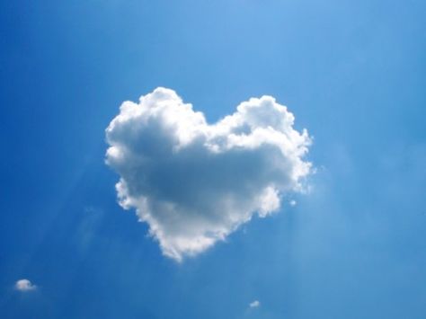 heart in the clouds A Heart, The Sky, Blue Sky, Blue