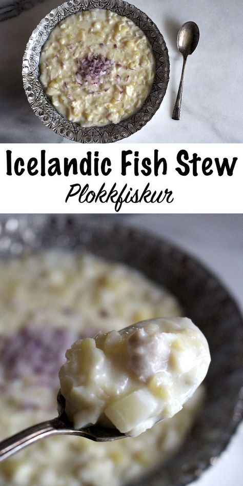 Icelandic Lamb Stew, Iceland Recipes, Greece Waterfalls, Fancy Finger Foods, Icelandic Recipes, Fish Potatoes, Icelandic Cuisine, Creamy Fish, Iceland Aurora