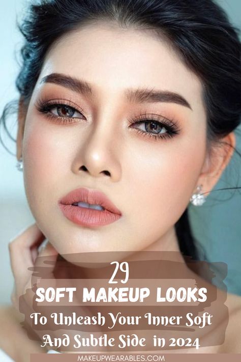 Discover The Soft Makeup Looks for a Timeless Glow In 2023 Soft Glow Makeup, Natural Makeup Pale Skin, Thai Makeup, Dewy Summer Makeup, Pale Skin Makeup, Pale Makeup, Pink Lip Color, Soft Makeup Looks, Dewy Makeup