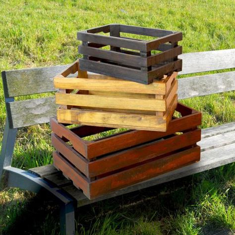 Ornament Storage Box, Basket And Crate, Ornament Storage, Backyard Bar, Diy Bird Feeder, Wooden Basket, Wicker Baskets Storage, Wood Crates, Wooden Crates