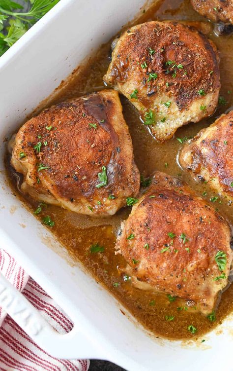 Gravy Baked Chicken, Baked Chicken With Gravy Recipes, Oven Chicken And Gravy, Moms Butter Baked Chicken, Oven Baked Chicken With Gravy, Southern Baked Chicken Recipes, Chicken And Gravy Recipes, Baked Chicken With Gravy, Chicken Breast Gravy Recipe