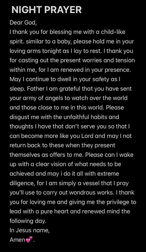 Motivational Prayers Inspirational, Prayer For The Night, Prayers Night, Journal Bible Quotes, Good Night Prayer Quotes, Prayer For Guidance, Motivational Bible Verses, Comforting Bible Verses, Get Closer To God