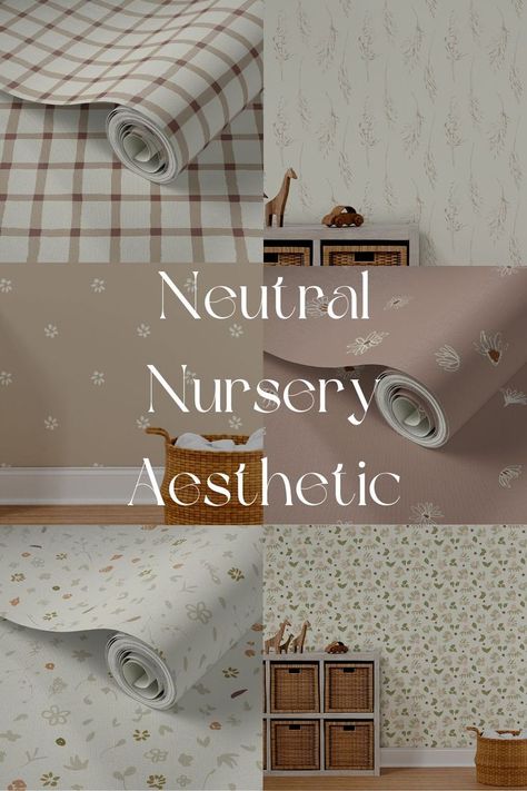 Gender Neutral Playroom Wallpaper, Gender Neutral Wallpaper Nursery, Gender Neutral Nursery Wallpaper, Nursery Wallpaper Accent Wall, Gender Neutral Wallpaper, Nursery Wallpaper Boy, Peal And Stick Wallpaper, Boho Baby Room, Playroom Wallpaper