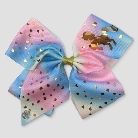 Girls' Nickelodeon JoJo Siwa Pastel Unicorn Bow Hair Clip - Pink/Blue, Multi-Colored Bae Gift, Jojo Siwa Hair, Jojo Siwa Outfits, Minnie Mouse Toys, Jojo Siwa Bows, Pastel Bows, Kids Toy Shop, Jojo Bows, Patriotic Bows