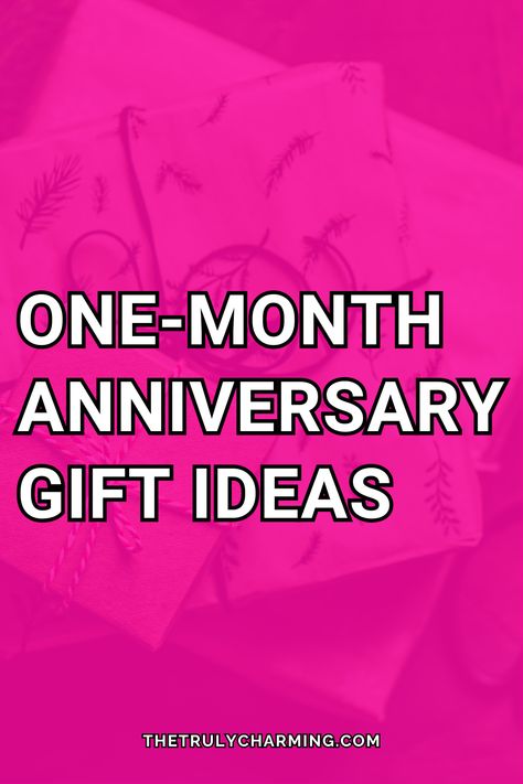 Looking for some ideas for a one-month anniversary gift? Don't panic, here are some of the best ideas to surpirse your partner on your first month anniversary. One Month Anniversary Date Ideas, Gift Ideas For 1 Month Anniversary, Gifts For 1 Month Anniversary, Monthly Anniversary Ideas, 1 Month Dating Gifts, One Month Dating Gifts, One Month Anniversary Gift Ideas For Him, First Month Anniversary Gift For Him, 1 Month Anniversary Girlfriend