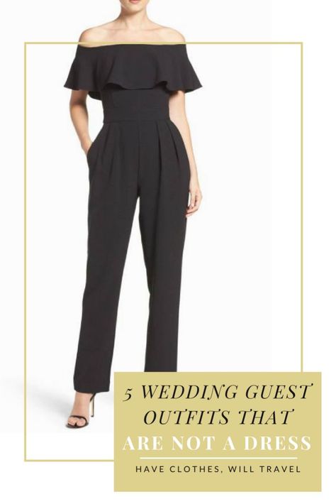 Heading to a wedding? I'm sharing 5 wedding guest outfit ideas that ARE NOT a dress in this post! Evening Wedding Outfit, Outdoor Wedding Outfit, Outdoor Evening Wedding, Casual Fall Wedding, Wedding Guest Outfit Ideas, Wedding Guest Outfit Spring, Wedding Guest Outfit Fall, Wedding Guest Outfits, Fall Wedding Guest