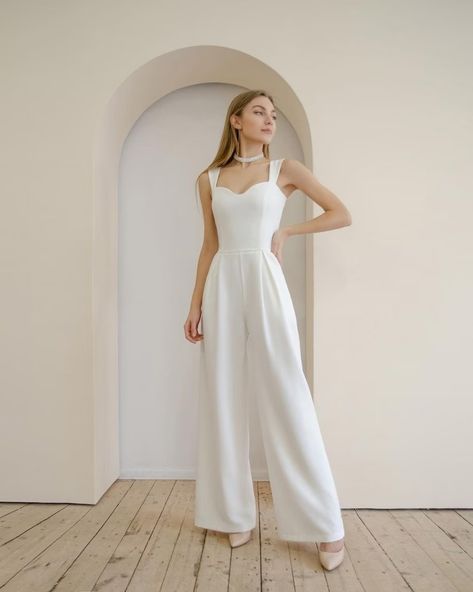 Radiant White Women Jumpsuit: Summer Jumpsuit Plain, Zipper Detail Machine Washable Bridal Jumpsuit Charm Bridal Romper Extravaganza - Etsy UK All White Jumpsuit, Bridal Romper, White Jumpsuit Wedding, Summer Jumpsuit, Women Jumpsuit, Womens Jumpsuits, Bridal Jumpsuit, Wedding Jumpsuit, Jumpsuit Outfit