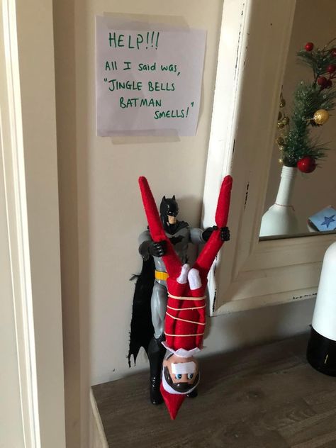 First Year Elf On The Shelf, Floor Is Lava Elf On Shelf, Elf In The Shelf Arrival Ideas, Crazy Elf On The Shelf Ideas, Crazy Elf On The Shelf Ideas Hilarious, Elf Ideas Easy Funny, Elf On The Shelf Pet Ideas, Elf On Shelf Funny, Elf On The Shelf Easy