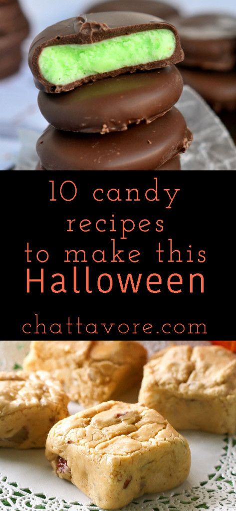 This Halloween, why not make your own candy? I dug up ten great candy recipes from fellow bloggers for you! | chattavore.com Halloween Candy Homemade, Homemade Halloween Candy Recipes, Halloween Candy Making, Homemade Halloween Candy, Samhain Recipes, Make Your Own Candy, Halloween Candy Recipes, Best Halloween Candy, Diy Halloween Candy