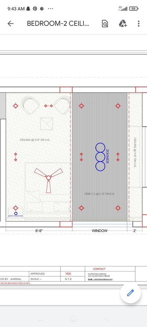 Room Elevation, Ceiling Pop, Ceiling Details, 2bhk House Plan, Interior Ceiling Design, Ceiling Plan, Pop False Ceiling Design, Interior Design Plan, House Ceiling Design