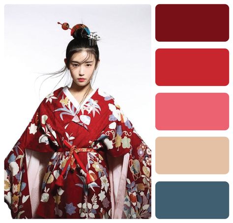 Japanese Colors, Telephone Table, Coloring Inspiration, Colour Images, Color Inspiration, Colorful Art, Color Combinations, Color Schemes, Color Palette