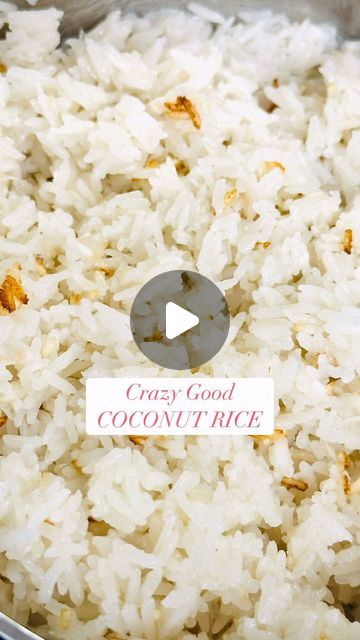 Chef Jamie Gwen on Instagram: "CRAZY GOOD COCONUT RICE I crave this sweet, savory, satisfying coconut rice! Inspired from a trip to Maui some years back, it is #sogood  It’s coconut on coconut on coconut (3 kinds!) on rice.   2 tablespoons coconut oil 1 1/2 cups jasmine rice, rinsed until the water runs clear 2 cups water 1 can (14 ounces) unsweetened coconut milk 2 teaspoons granulated sugar A generous pinch of salt 1/4 cup Toasted Coconut plus more for garnish  Heat the coconut oil in a small pot with a lid. Add the rice and sauté, stirring often, until the rice is fragrant, about 2 minutes. Add the water, coconut milk, sugar, salt and toasted coconut. Bring the mixture just to a boil, reduce the heat to simmer, then cover the pot. Simmer for 15 to 20 minutes, or until the liquid is abso American Rice, Pot Simmer, Coconut Jasmine Rice, Coconut Rice Recipe, Garlic Rice, Perfect Rice, Trip To Maui, Coconut Chicken, Unsweetened Coconut Milk