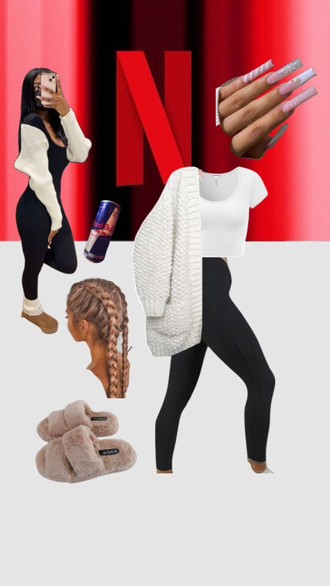 Cozy winter afternoon in #netflix #netflixandchill #ootd #ootn #outfit #outfitinspiration #outfitidea #outfitinspo Chill Date Outfit, Netflix And Chill Date, Netflix And Chill Outfit, Chill Outfit, Date Outfit, Chill Outfits, Netflix And Chill, Date Outfits, Cozy Winter