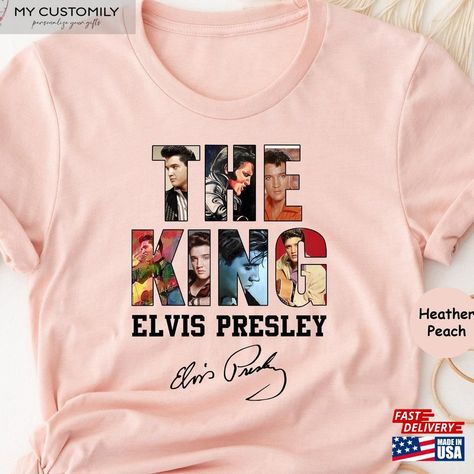 Elvis Presley Official Dancing Star Rock Music Shirt Retro Hoodie T-Shirt Check more at https://mycustomily.com/product/elvis-presley-official-dancing-star-rock-music-shirt-retro-hoodie-t-shirt/ Elvis Merch, Shirt Ideas, Elvis Presley, Rock Music, Dancing, Entertainment, Stars, Music, T Shirt