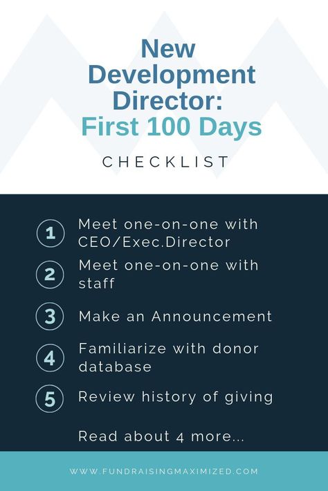 A Development Director's 🙋‍♀️ first 100 days is crucial to the effectiveness 🚀of every nonprofit organization's fundraising efforts. Know the 9 critical areas 💡 which should be part of the agenda of every nonprofit by reading this article. Development Director Nonprofit, Foundation Quotes, Non Profit Organizations, Fundraising Calendar, Start A Non Profit, Sponsorship Levels, Fundraising Games, Board Organization, Nonprofit Management