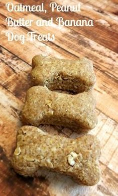 Oatmeal, Peanut Butter and Banana Dog Treats Recipe Dash Dog Treat Maker Recipes, Peanut Butter Banana Dog Treats, Banana Dog Treat Recipe, Banana Dog Treats, Dog Treats Recipe, Oatmeal Peanut Butter, Dogs Treats, Doggy Treats, Peanut Butter And Banana