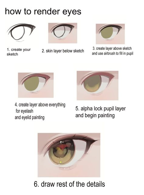 bao (@katsubaoo) on X Eyes Step By Step, Concept Art Tutorial, Draw Eyes, Eyes Artwork, Digital Painting Techniques, Manga Drawing Tutorials, Characters Inspiration Drawing, Art Tools Drawing, Coloring Tutorial