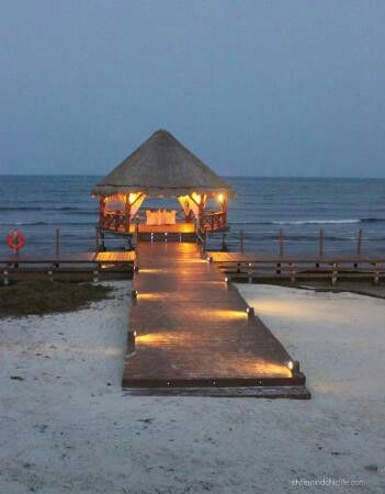 Beach Gazebo, Riviera Cancun, Summer Escape, Boat House, Beach Bar, Summer Getaway, Romantic Dinner, Restaurant Interior Design, Private Island