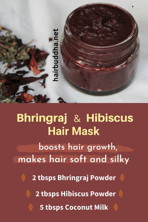 Bhringraj is a top ayurvedic herb for hair. It helps to increase hair follicle size and promote strong, healthy hair. Here Hibiscus Hair Mask, Homeopathic Recipes, Ayurveda Hair Care, Hibiscus Hair, Beauty Enhancement, Ayurveda Hair, Herbs For Hair Growth, Hair Recipes, Ayurvedic Hair Care