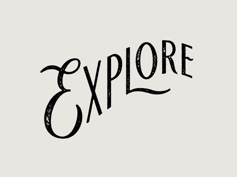 Explore | updated/soft hipster keywords: typography graphic design trend logo poster Travel Font Typography, Travel Font Design, Explore Typography, Travel Font, Western Typography, Explore Logo, Travel Typography, Travel Fonts, Zachary Smith