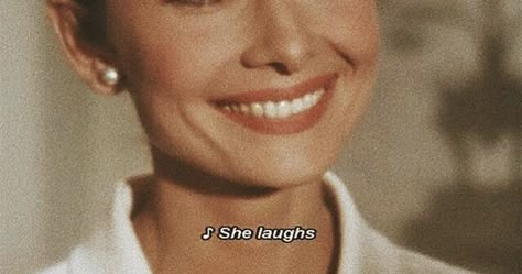 Nice Smile Aesthetic, People Laughing Aesthetic, Nice Smile, Movie Lines, Actrices Hollywood, Film Quotes, Smile On, Audrey Hepburn, Quote Aesthetic