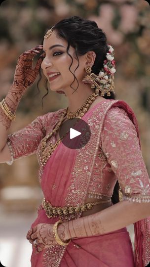 601K views · 154K reactions | 🩷  Video beautifully captured and edited by : @_stories_by_mathews__   Saree : @mloft_by_joeljacobmathew   Half Saree stitching and hand work : @santinni.in   Hair and Make Up : @brahma_hairandmakeup   #wedding #southindianwedding #sitakalyana #ishaanikrishna #diyakrishnawedding #trend #trending #insta #viral | Ishaani ✨ | Mahesh Raghvan · Seetha Kalyanam Net Half Saree Designs, Blouse Designs For Half Saree, Samantha Half Saree, Half Saree Blouse Designs, Half Sarees, Village Half Saree, Half Net Half Satin Saree, Sreemukhi Half Saree, Half Saree Designs