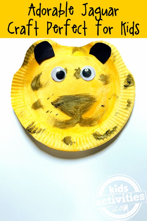 Jaguar Craft, Kids Science Fair Projects, Jaguar Art, Zoo Animal Crafts, Educational Websites For Kids, Giraffe Crafts, Paper Plate Craft, Rose Crafts, Edible Crafts