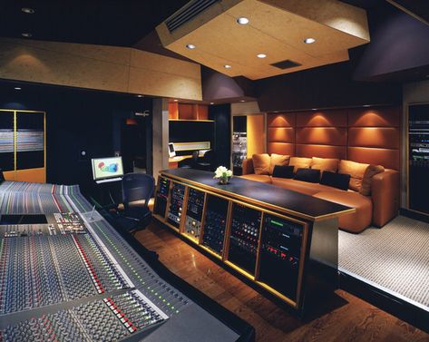 The Top Recording Studios of 2017 | Billboard Modern Music Room, Music Studio Design, Home Studio Ideas, Music Recording Studio, Audio Studio, Recording Studio Design, Recording Studio Home, Home Studio Setup, Music Studio Room