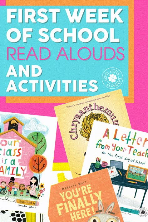 The first week of school sets the tone for the rest of the year. Build connections and community in the classroom with this list of read alouds to share during the first week of school. From time-tested classics that teachers return to year after year, to newer releases that are sure to become student favorites - we've rounded up the books and activities for the first week of school that are sure to please! Read Alouds For 2nd Grade, Best Read Alouds, Large Bulletin Board, First Week Activities, 2nd Grade Activities, Read Aloud Activities, First Week Of School Ideas, Build Community, First Week Of School