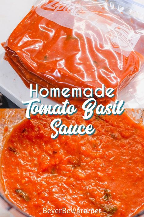 Grape Tomato Sauce Recipes, Tomato Basil Garlic Pasta Sauce, Oven Roasted Tomatoes Sauce, Oven Roasted Pasta Sauce, Roasting Tomatoes In Oven For Sauce, Freezer Tomato Sauce, Pasta Sauce With Fresh Tomatoes, Freezing Veggies, Pasta Sauce Recipes Tomato