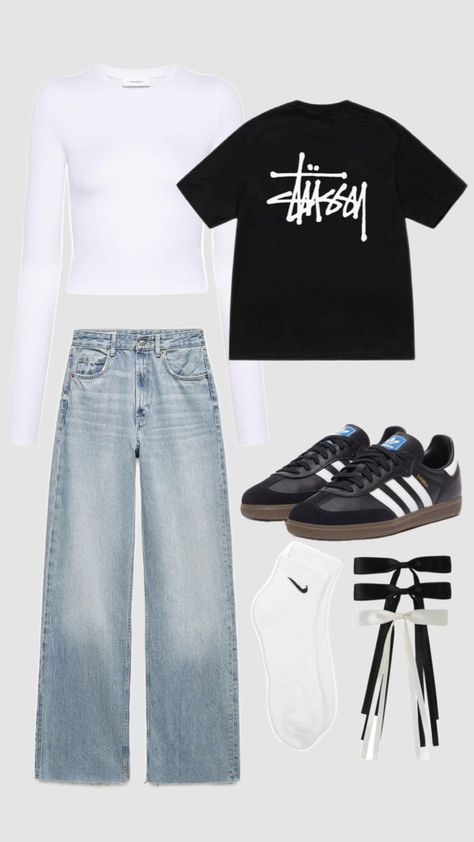 #outfitinspo #outfit #fitspo #outfits #sambas #shoes #cute #school #schooloutfit Sambas Outfit Woman, Outfits Sambas, Sambas Shoes, Sambas Outfit, Outfit Ideas Winter, Samba Outfit, Shoes Cute, School Outfit, Winter Outfits