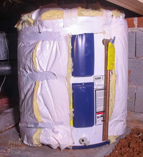 How to Make a Tank Style Water Heater More Energy Efficient - Pretty Handy Girl Frozen Pipes, Water Usage, Tankless Water Heater, More Energy, Make It Work, Diy Blog, Water Heater, Energy Efficient, Energy Efficiency