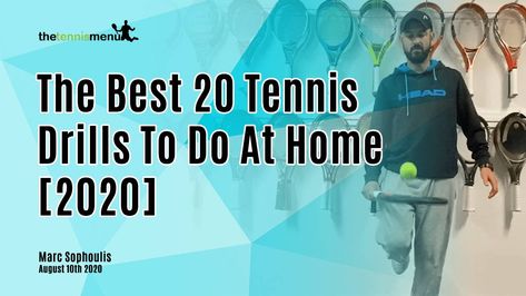 The Best 20 Tennis Drills To Do At Home [2020] Tennis Drills, Tennis Game, Tennis Games, A Brick Wall, Tennis Elbow, Tennis Courts, Find A Way, Drills, Brick Wall