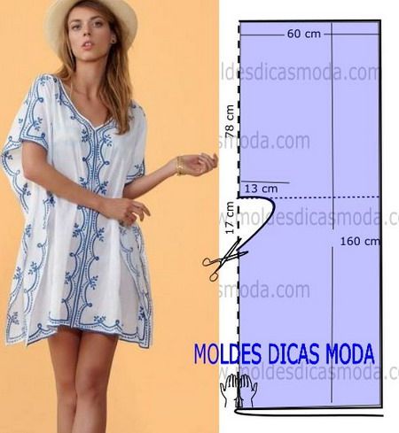 EL JARDIN DE LOS SUEÑOS: Patrones fáciles para hacer una túnica Robe Diy, Áo Blu, Couture Mode, Diy Sewing Clothes, Clothes Sewing Patterns, Fashion Sewing Pattern, Diy Dress, Dress Sewing Patterns, Sewing Patterns Free