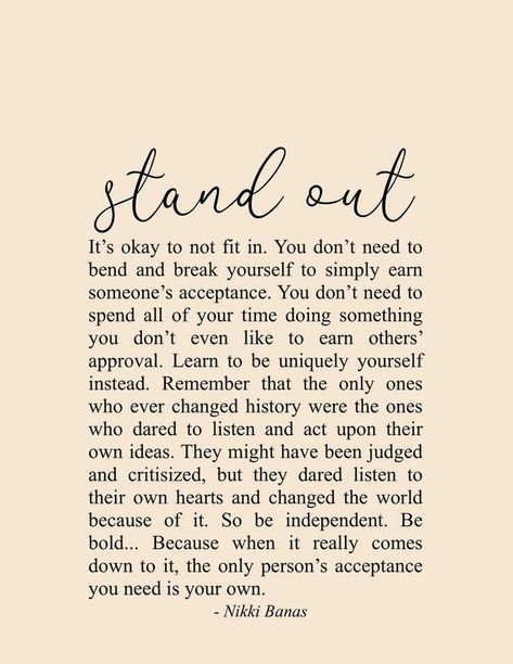 Niki Banas, Stand Out Quotes, Eckart Tolle, Earth Quotes, What I Like About You, Soul Love Quotes, Encouraging Quotes, Self Quotes, Self Love Quotes