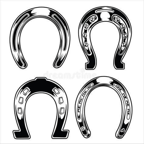 Lucky Horseshoe Tattoo, Horseshoe Drawing, Horseshoe Illustration, Horseshoe Tattoo, Lucky Tattoo, Horse Shoe Tattoo, Odd Art, Protective Charms, Ferrari F430