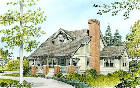 HousePlans.com 140-127 House Plans For Sale, Hill Country Homes, Cottage Style House Plans, Large Pantry, Cottage Style Homes, Bungalow House Plans, Country Style House Plans, Cottage Plan, Country House Plan